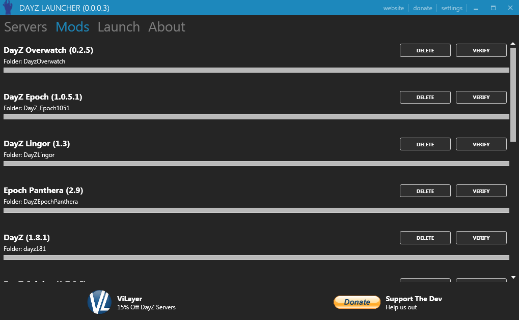 arma 3 dayz launcher